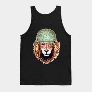 American lion Tank Top